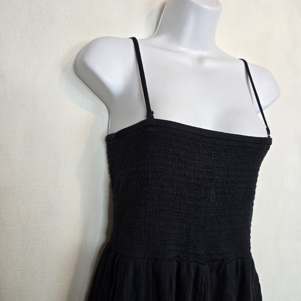 🔴 3/$15 Prana Fernie Jumpsuit Black Strappy Cropped Length S - Picture 9 of 16